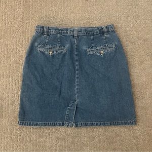 Eddie Bauer vintage denim jean skirt